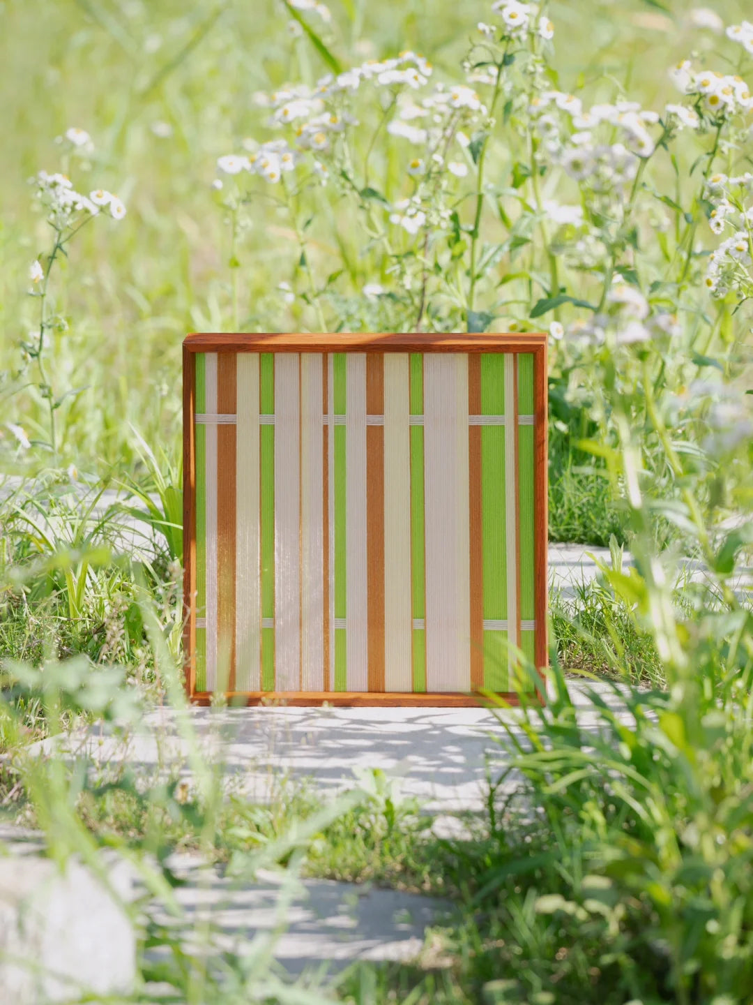 New Leaf Decorative Woven Wall Art Panel