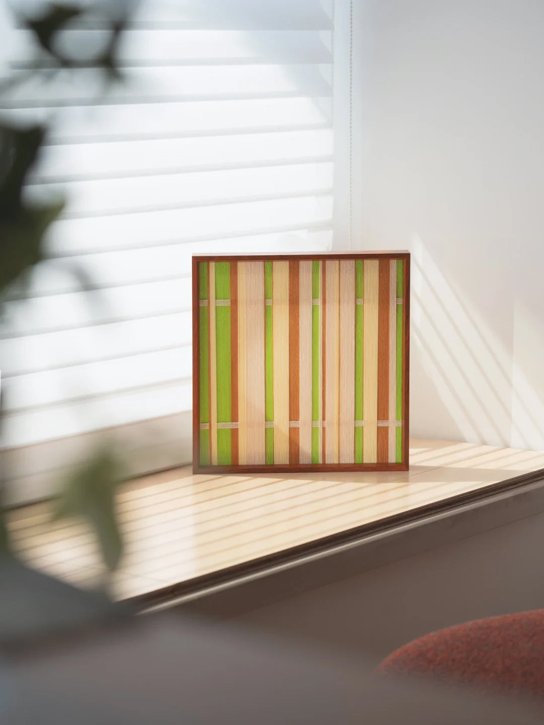 New Leaf Decorative Woven Wall Art Panel