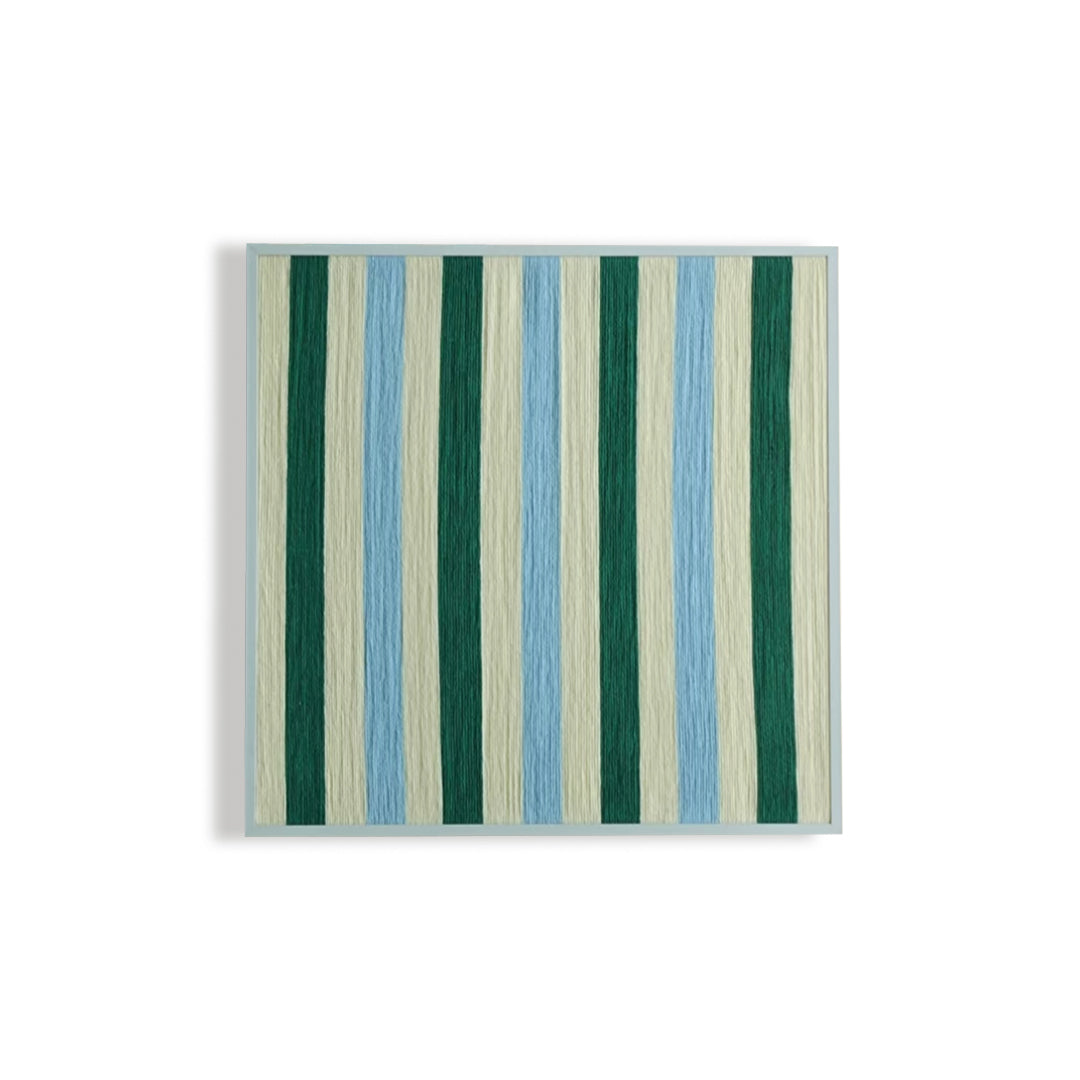 Sunlit Canopy Decorative Woven Wall Art Panel