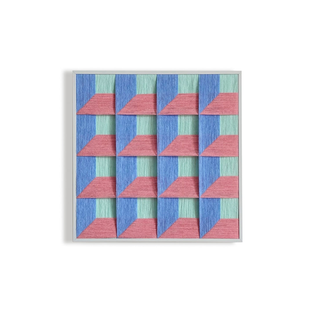 Horizon Hues Duo Decorative Woven Wall Art Panel