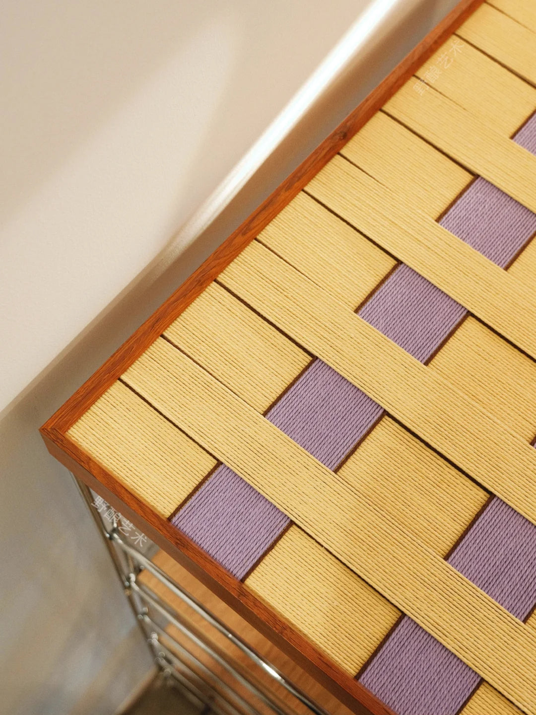 Lavender Sumbeam Decorative Woven Wall Art Panel
