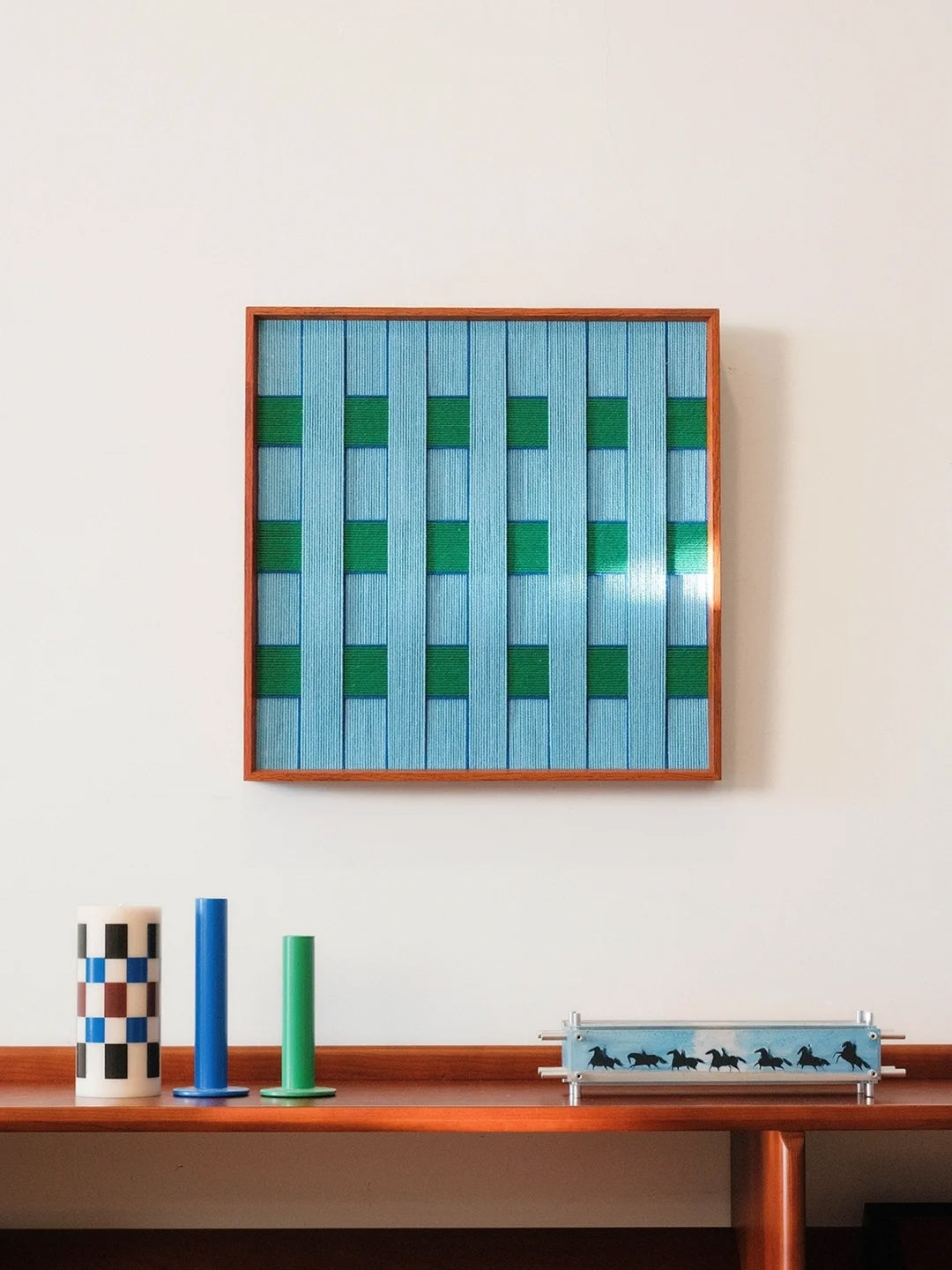 Seine Serenade Decorative Woven Wall Art Panel