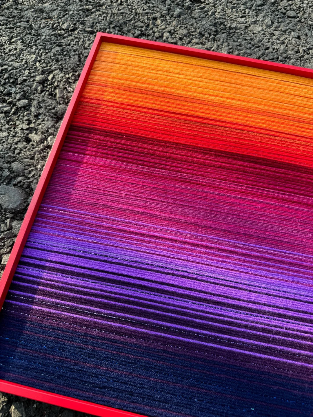 Twilight Dusk Decorative Woven Wall Art Panel