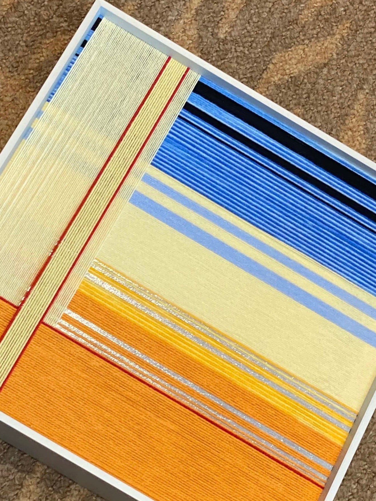 Golden Hour Decorative Woven Wall Art Panel