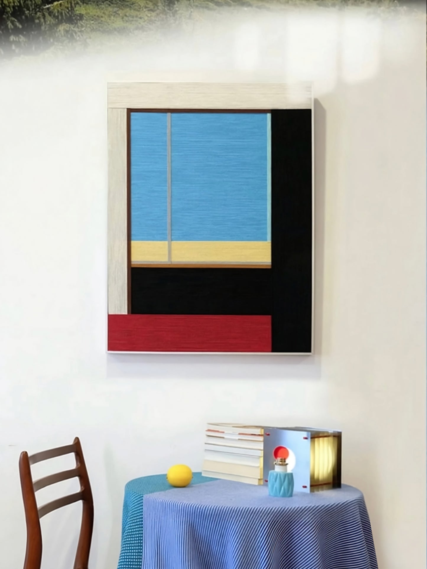 Seaside Cabin Decorative Woven Wall Art Panel