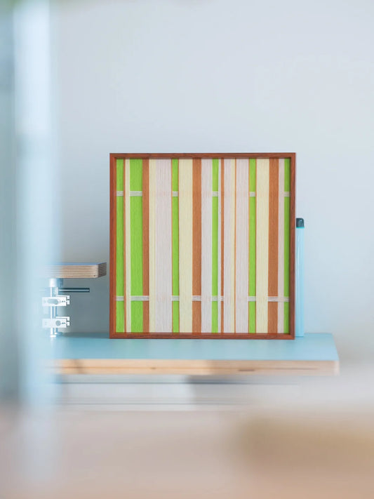 New Leaf Decorative Woven Wall Art Panel