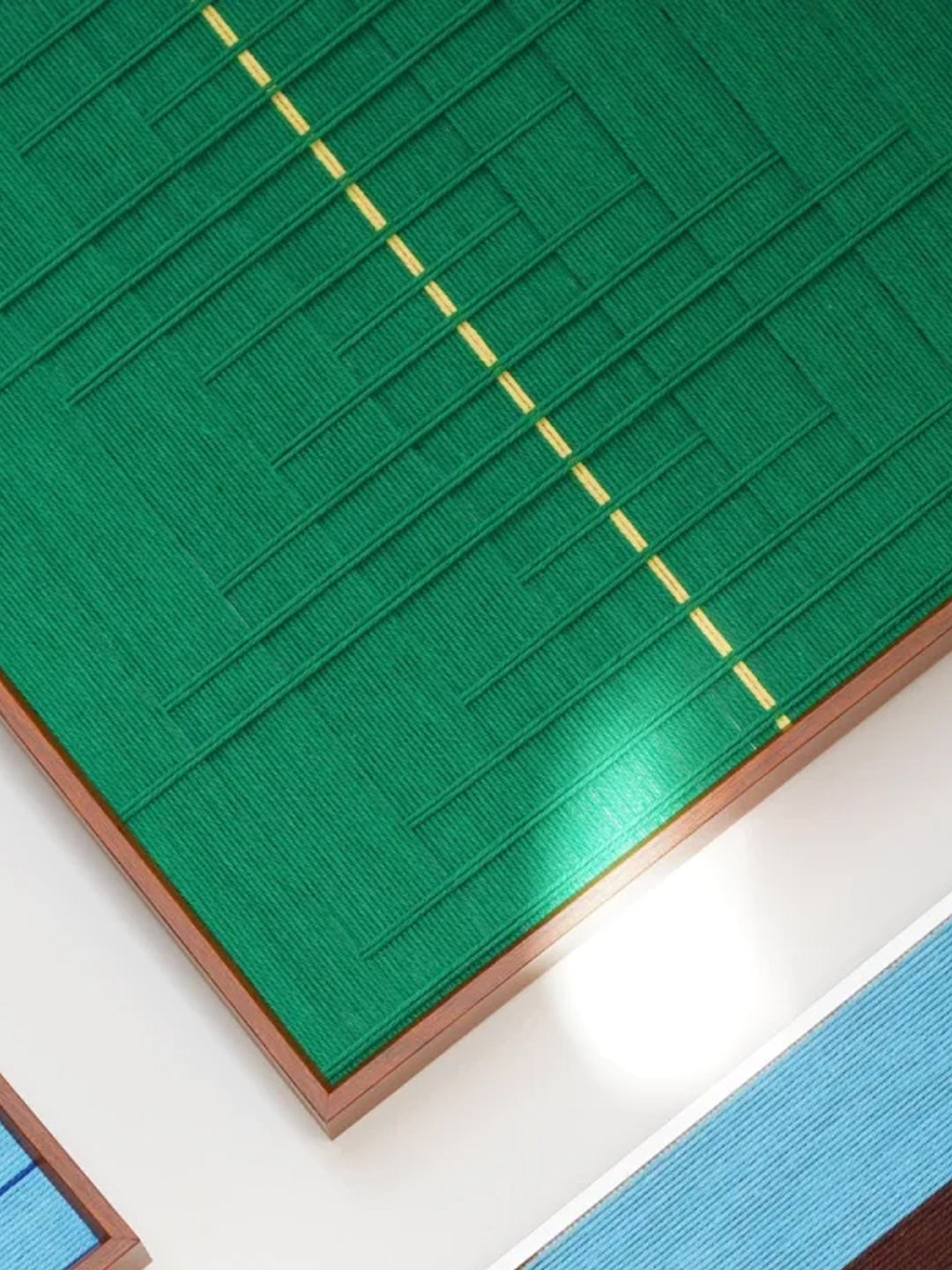Verdant Beam Decorative Woven Wall Art Panel