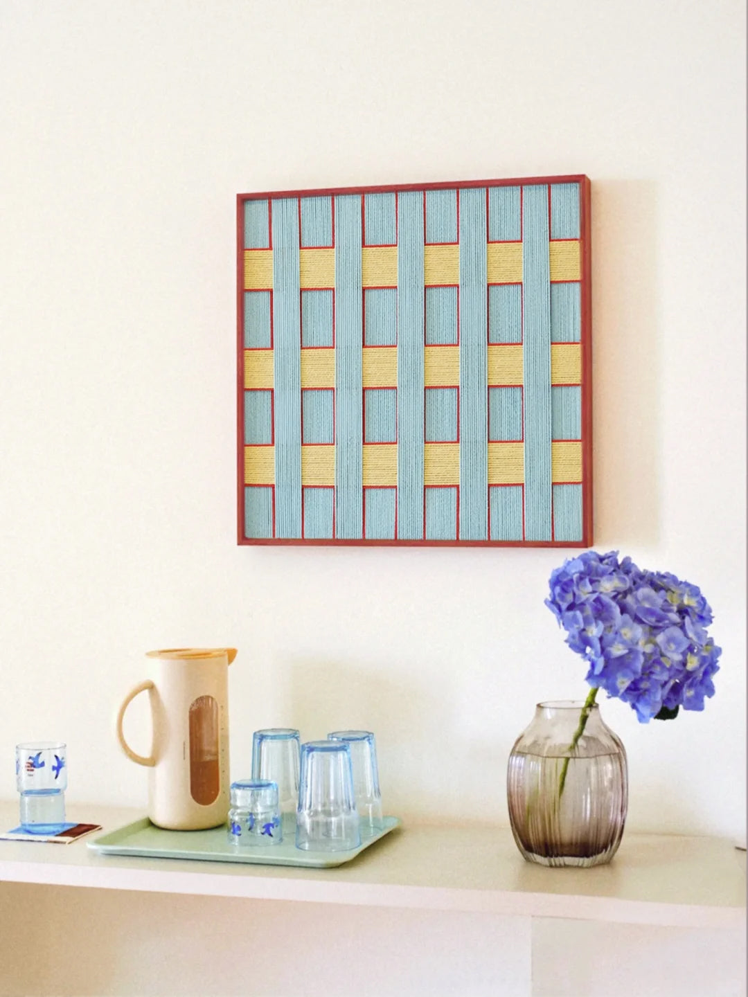 Citrus In Sea Decorative Woven Wall Art Panel