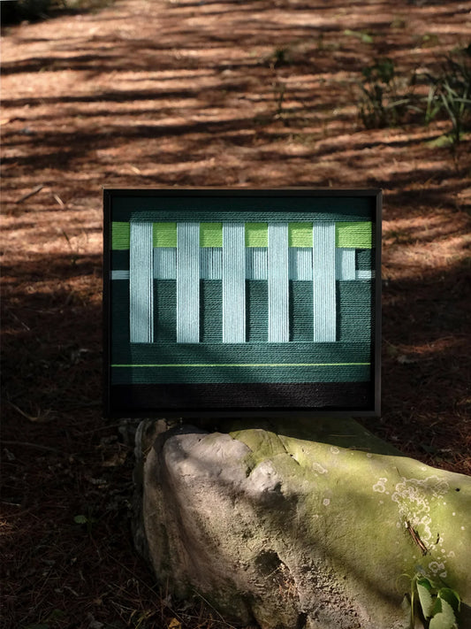 Moss & Mist Decorative Woven Wall Art Panel