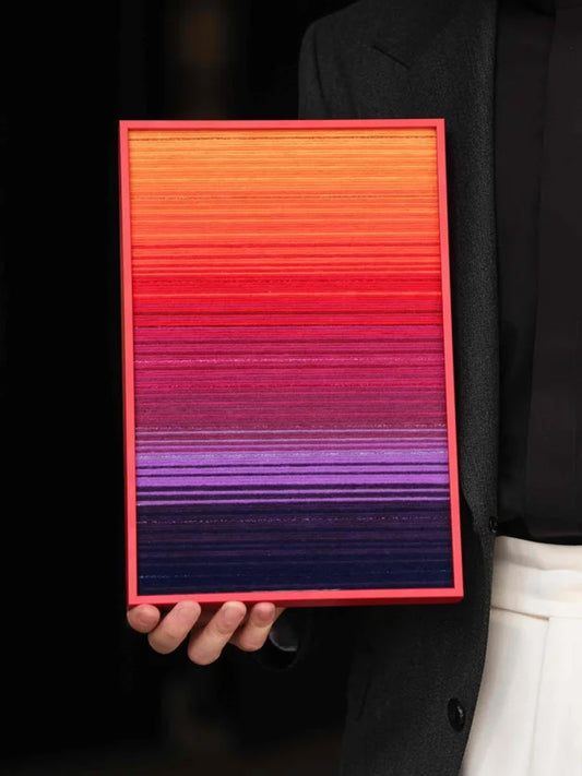 Twilight Dusk Decorative Woven Wall Art Panel