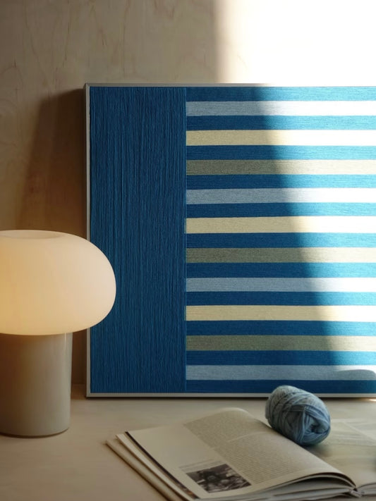 Coastline Reverie Decorative Woven Wall Art Panel
