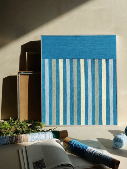 Coastline Reverie Decorative Woven Wall Art Panel