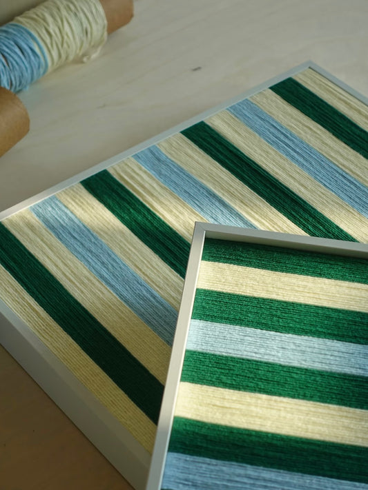 Sunlit Canopy Decorative Woven Wall Art Panel