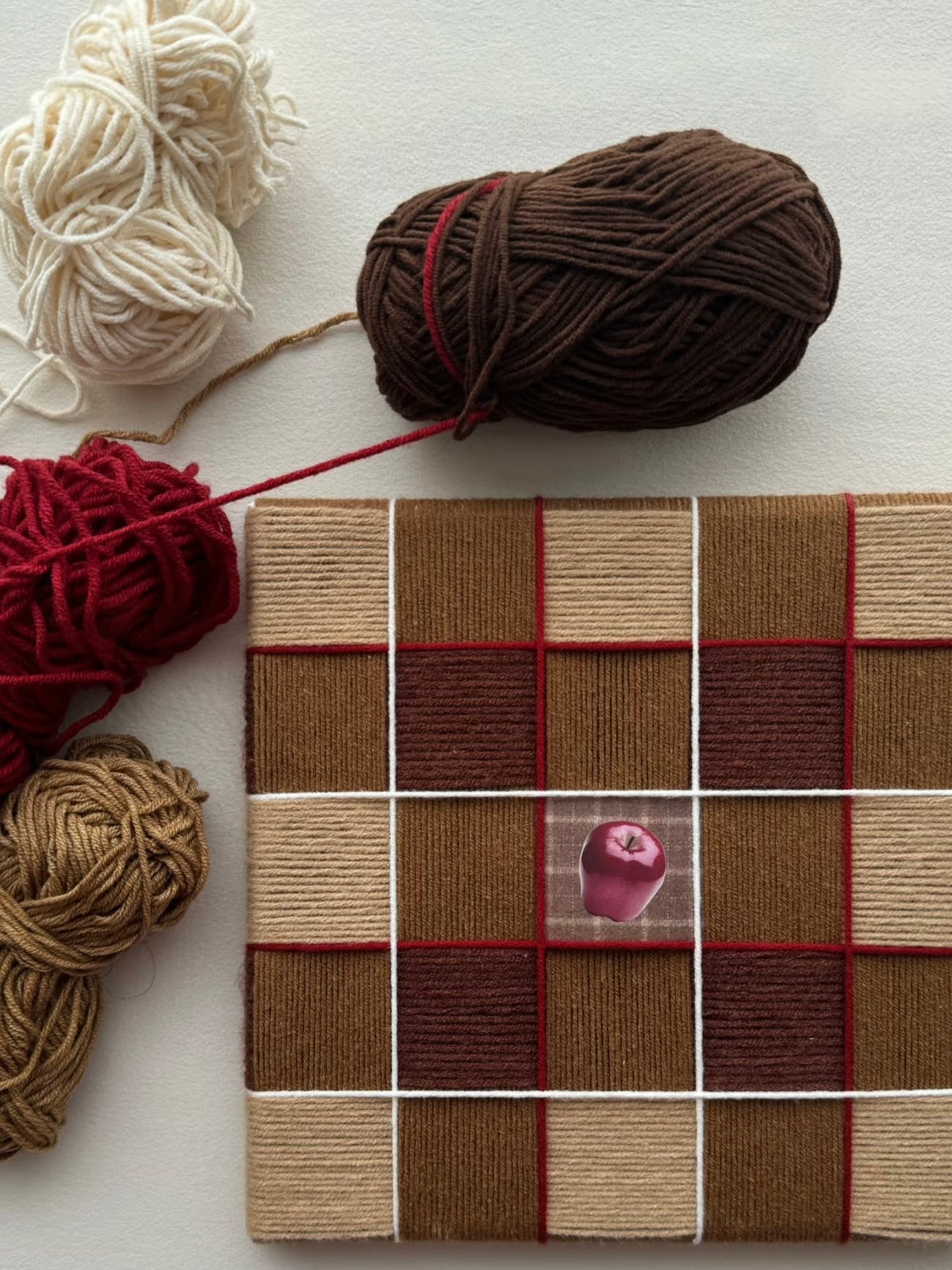Fireside Ember Decorative Woven Wall Art Panel