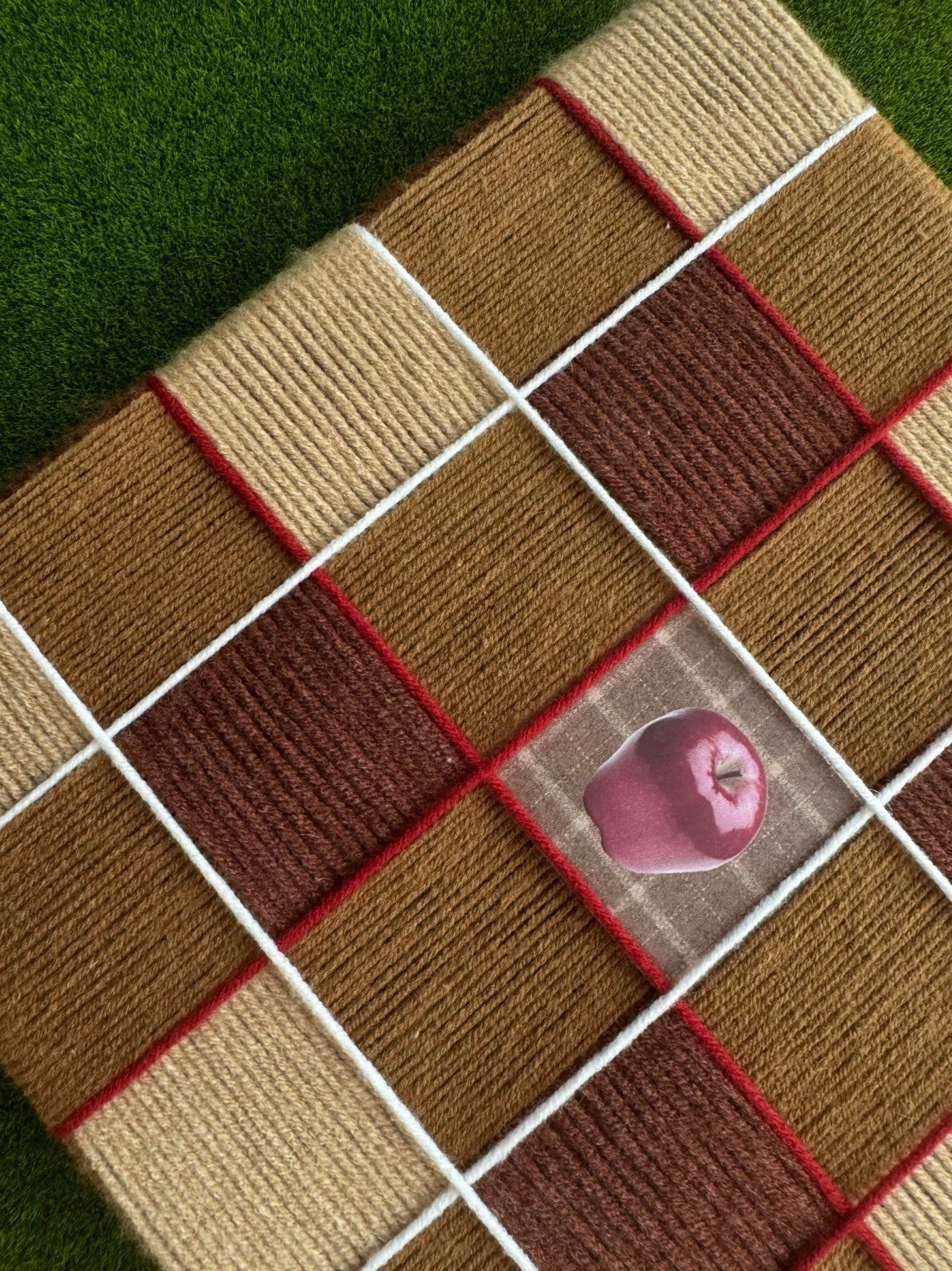 Fireside Ember Decorative Woven Wall Art Panel