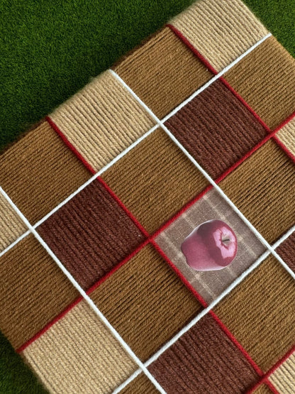 Fireside Ember Decorative Woven Wall Art Panel