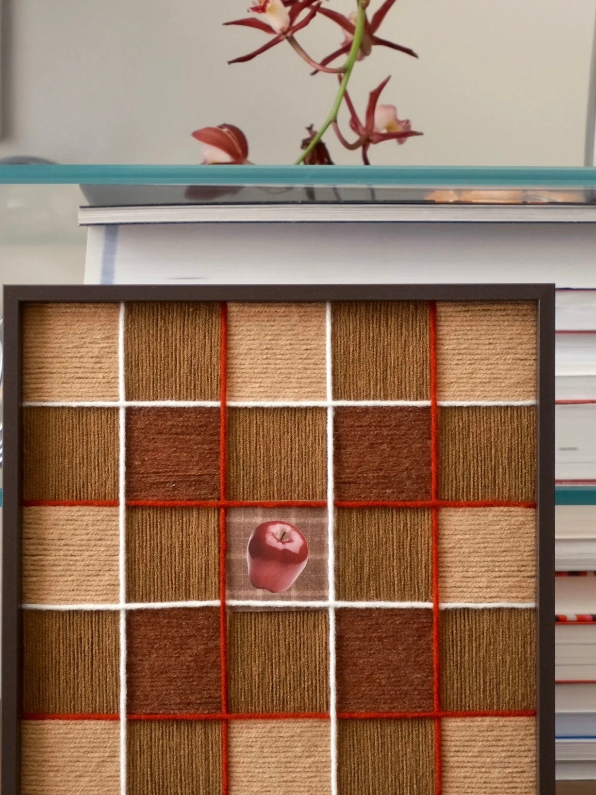 Fireside Ember Decorative Woven Wall Art Panel