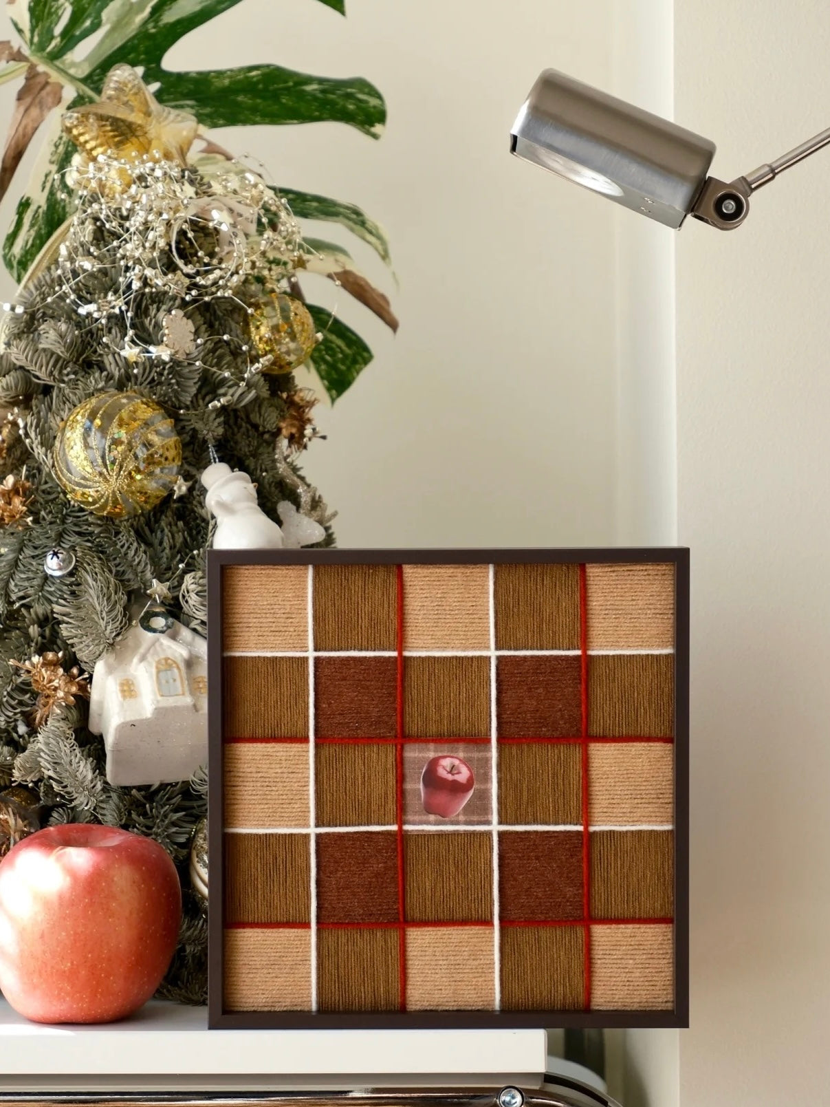 Fireside Ember Decorative Woven Wall Art Panel
